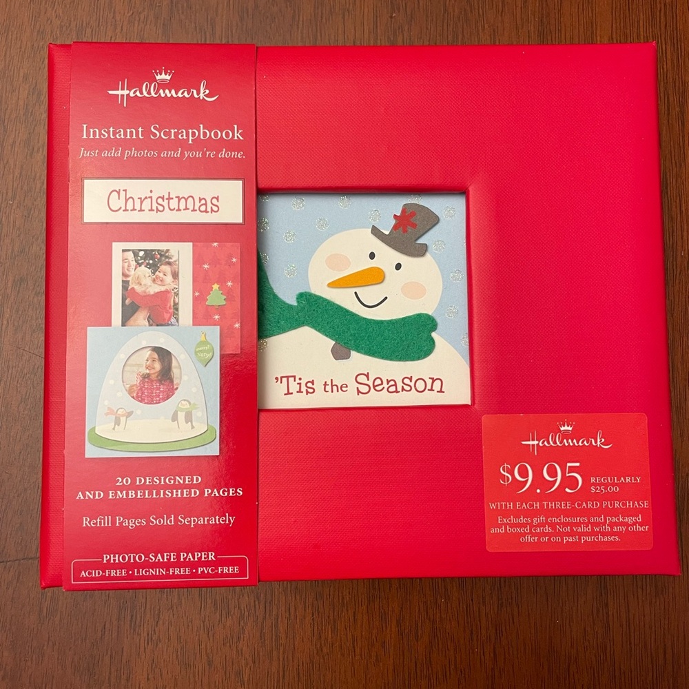 Hallmark Christmas scrapbook